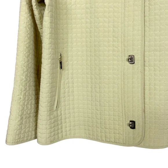 Gallery Mint Green Quilted Jacket - Picture 2 of 8